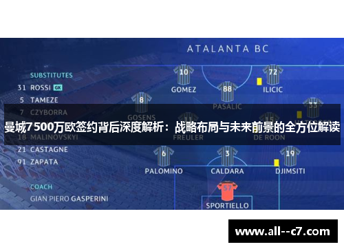 曼城7500万欧签约背后深度解析：战略布局与未来前景的全方位解读